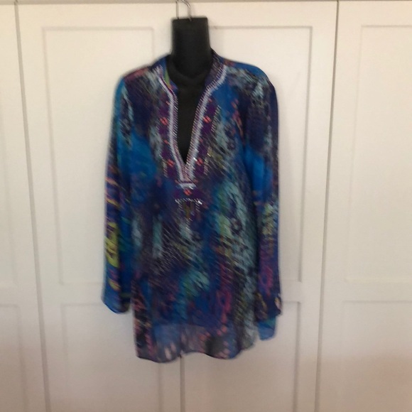 Hale Bob beautiful Tunic silk - Picture 1 of 4